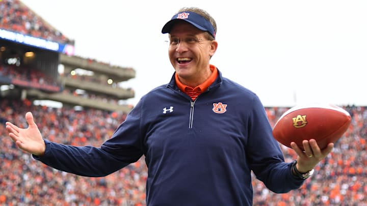 Former Auburn head coach Gus Malzahn had some memorable wins over Alabama in his eight seasons as the Tigers' head coach.
