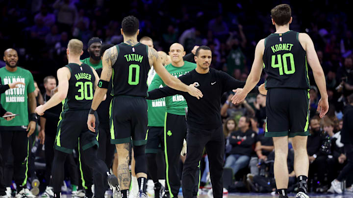 Boston Celtics, Luke Kornet, Baylor Scheierman, Jayson Tatum, Jaylen Brown