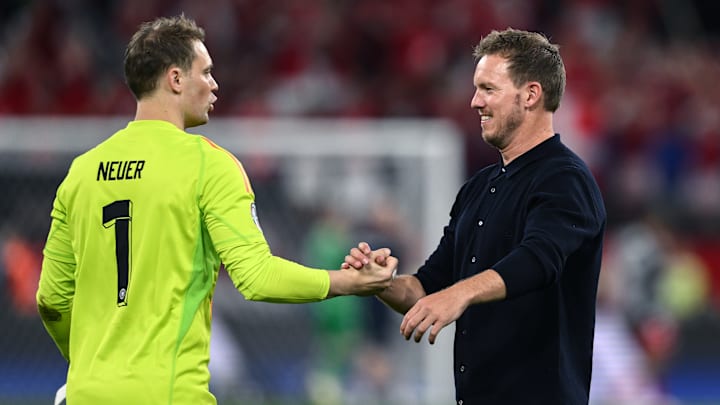 Manuel Neuer mit Julian Nagelsmann bei der EM 2024 Manuel Neuer mit Julian Nagelsmann bei der EM 2024