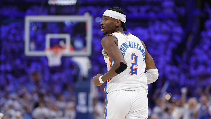 Thunder guard Shai Gilgeous-Alexander finished with 32 points in Game 5 after a shaky start. Thunder guard Shai Gilgeous-Alexander finished with 32 points in Game 5 after a shaky start.