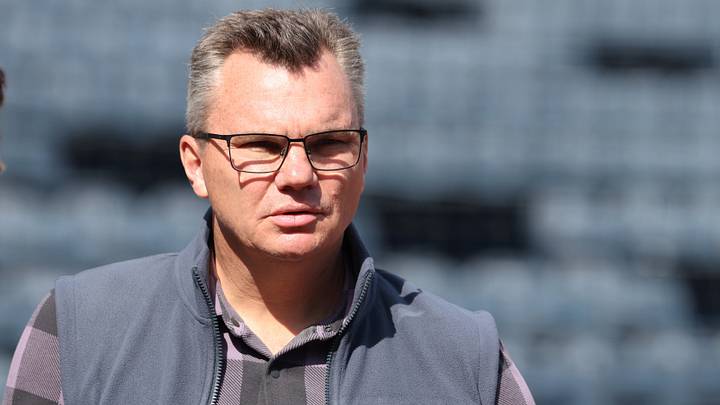 May 12, 2026; Pittsburgh, Pennsylvania, USA;  Pittsburgh Pirates general manager Ben Cherington looks on during batting practice before the game against the Colorado Rockies at PNC Park. Mandatory Credit: Charles LeClaire-Imagn Images