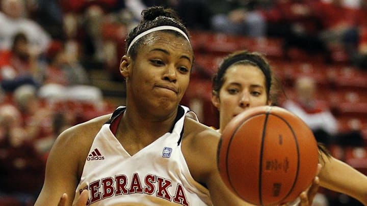 Meghin Williams as a player for Nebraska in 2012