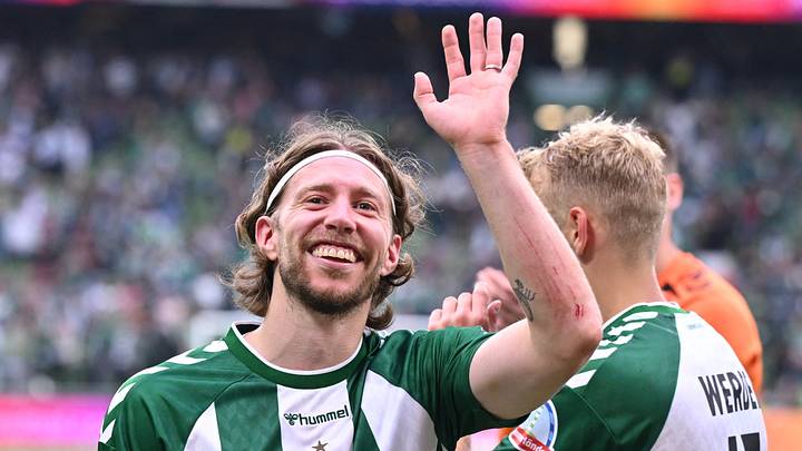 Strahlte über das ganze Gesicht: Mitchell Weiser