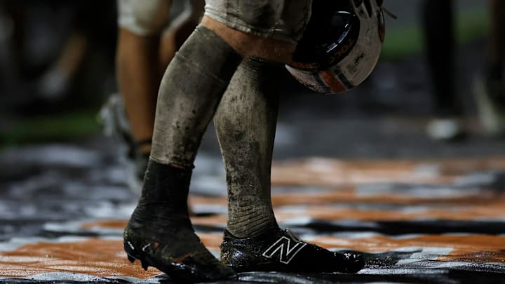 The Paoli (Indiana) football team is earning praise for cleaning up a muddy visitors locker room following their win over Eastern Greene last Friday.