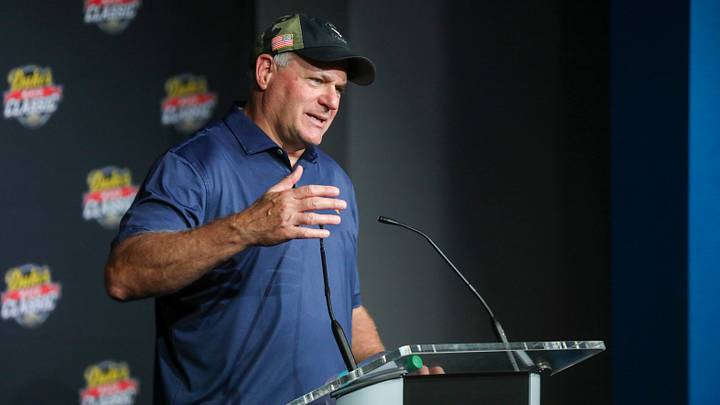 West Virginia Mountaineers head coach Rich Rodriguez.