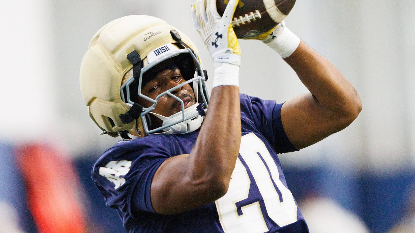 Notre Dame's freshman back is forcing his way into the conversation