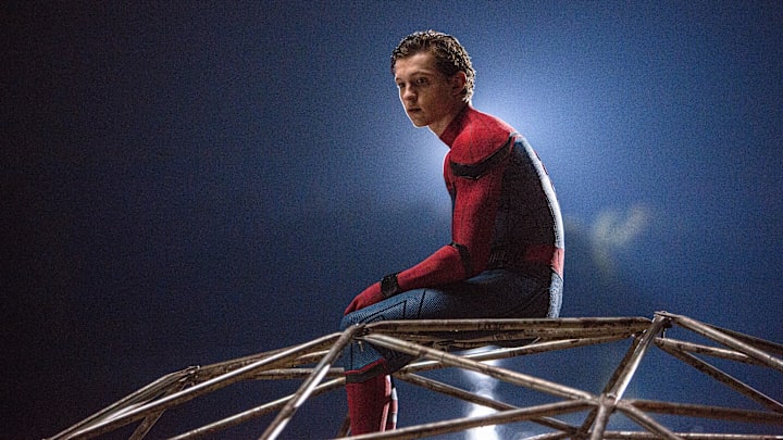 Tom Holland stars as Spider-Man in Columbia Pictures' SPIDER-MAN™: HOMECOMING.