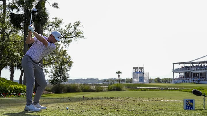 The 17th at Harbour Town is a par-3, then you turn for home toward the famous Hilton Head Island lighthouse.