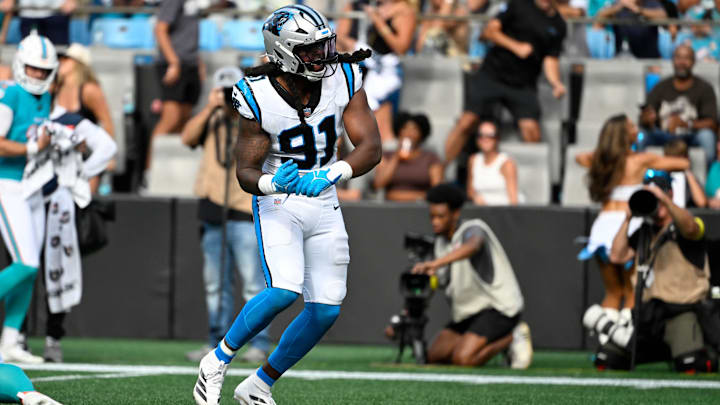 Carolina Panthers linebacker Patrick Jones.