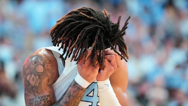 UNC basketball guard RJ Davis UNC basketball guard RJ Davis