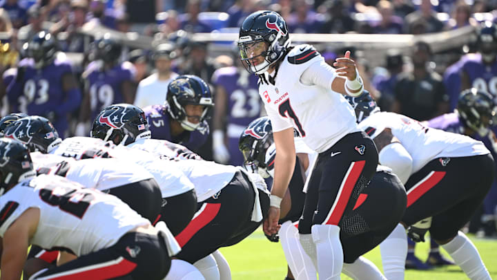 The Houston Texans offensive line held up just fine versus the Baltimore Ravens, and CJ Stroud recognized the unit after the win