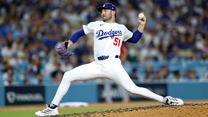 Los Angeles Dodgers pitcher Alex Vesia.