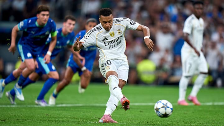 Kylian Mbappé a marqué un doublé sur penalty ce mardi.