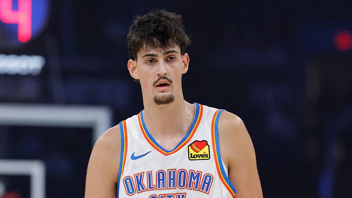 Oklahoma City Thunder center Aday Mara Mandatory Credit: Alonzo Adams-Imagn Images