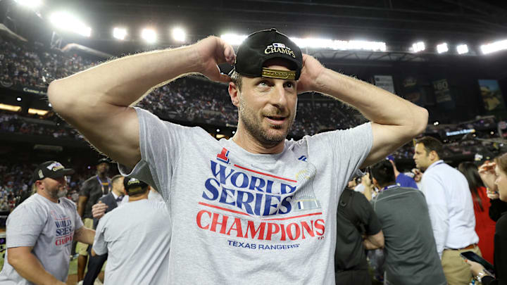 Max Scherzer es parte de la rotación soñada de los Rangers en 2024