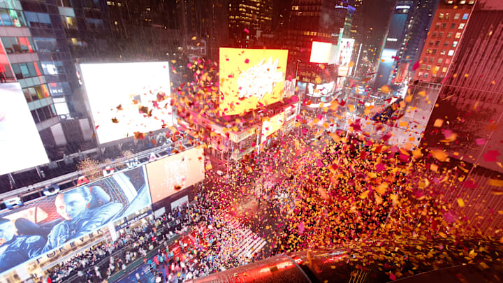 New Year's Eve in Times Square in New York City