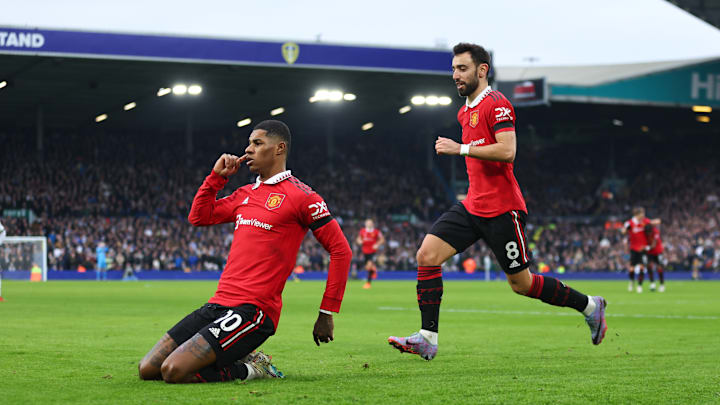 Rashford encore buteur, ouvre le score face à Leeds