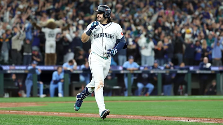 American League Championship Series - Toronto Blue Jay v Seattle Mariners - Game Five American League Championship Series - Toronto Blue Jay v Seattle Mariners - Game Five
