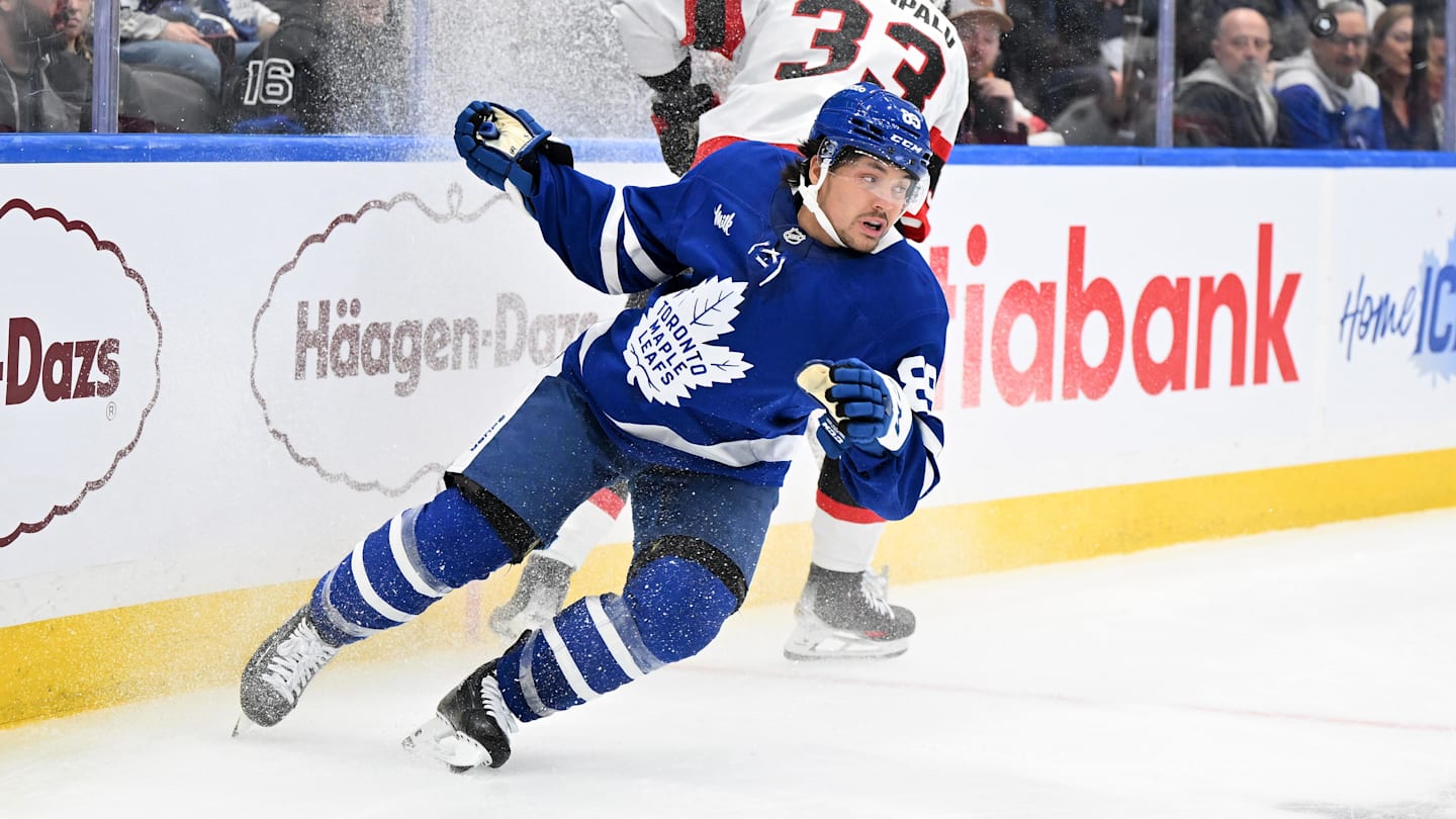 Nick Robertson is making a strong case for his spot on the Leafs