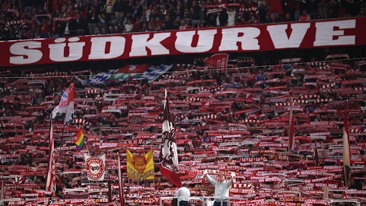 Die Südkurve in der Münchner Allianz Arena Die Südkurve in der Münchner Allianz Arena