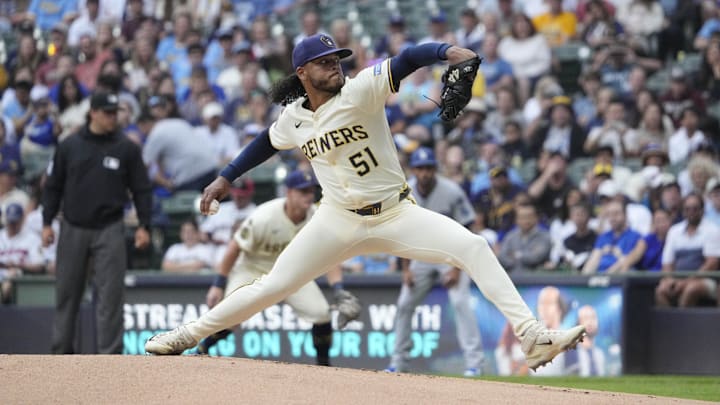 The Milwaukee Brewers are massive favorites with starting pitcher Freddy Peralta on the mound on Sunday.
