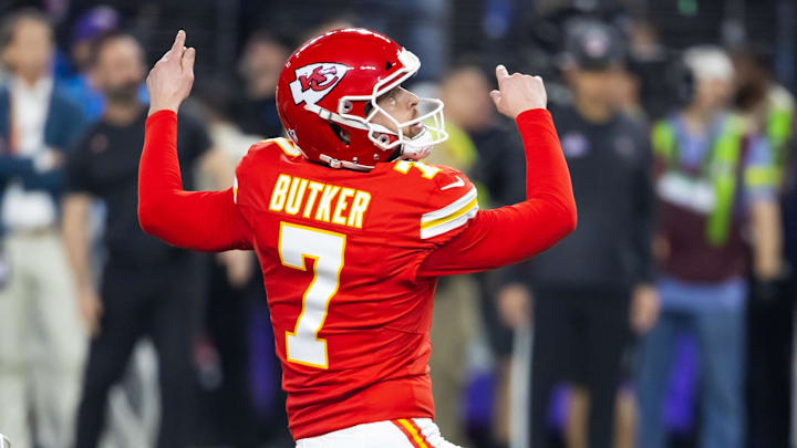 Harrison Butker has made 89.1% of his career field goals