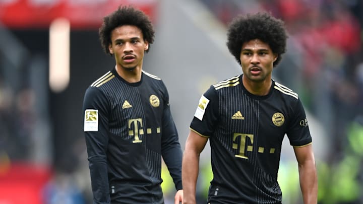 Die Zukunft von Leroy Sané und Serge Gnabry ist ungewiss. Die Zukunft von Leroy Sané und Serge Gnabry ist ungewiss.