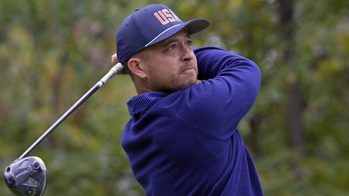 Xander Schauffele leads off for the U.S. in Sunday singles at the Presidents Cup. Xander Schauffele leads off for the U.S. in Sunday singles at the Presidents Cup.