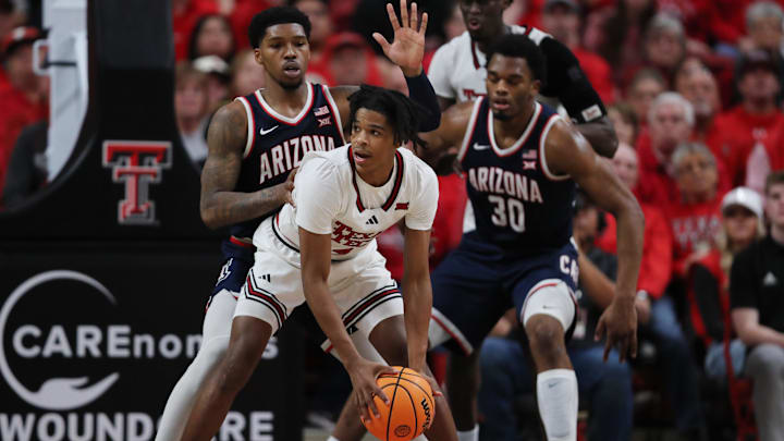Texas Tech dropped into third place in the Big 12, one game behind Arizona.