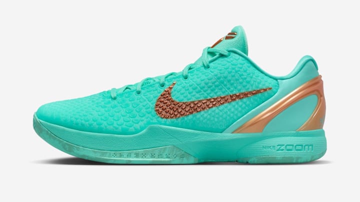 The Nike Kobe 6 Protro 'Jalen Brunson' colorway.
