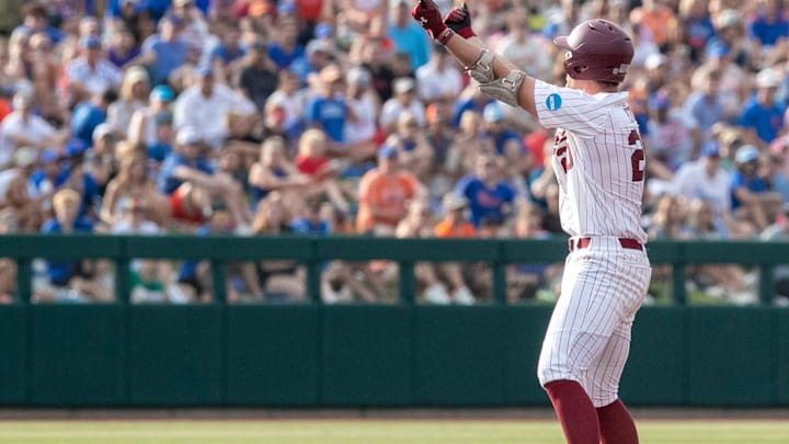 South Carolina baseball right fielder Ethan Petry