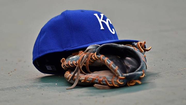 Apr 17, 2015; Kansas City, MO, USA; A general view of the hat and glove of Kansas City Royals first basemen Eric Hosmer the field prior to a game against the Oakland Athletics at Kauffman Stadium. Mandatory Credit: Peter G. Aiken-Imagn Images Apr 17, 2015; Kansas City, MO, USA; A general view of the hat and glove of Kansas City Royals first basemen Eric Hosmer the field prior to a game against the Oakland Athletics at Kauffman Stadium. Mandatory Credit: Peter G. Aiken-Imagn Images