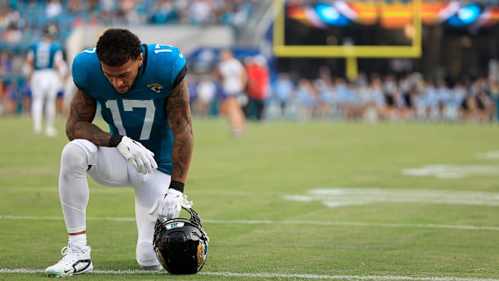 Jacksonville Jaguars tight end Evan Engram.