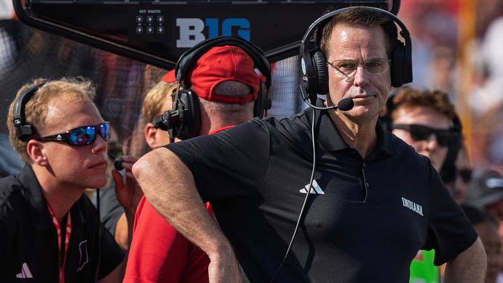 Indiana Head Coach Curt Cignetti during the Indiana versus Western Kentucky football game at Memorial Stadium on Saturday, Sept. 19, 2026. Indiana Head Coach Curt Cignetti during the Indiana versus Western Kentucky football game at Memorial Stadium on Saturday, Sept. 19, 2026.