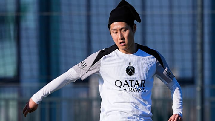 Kang-in Lee - PSG, au Campus Poissy