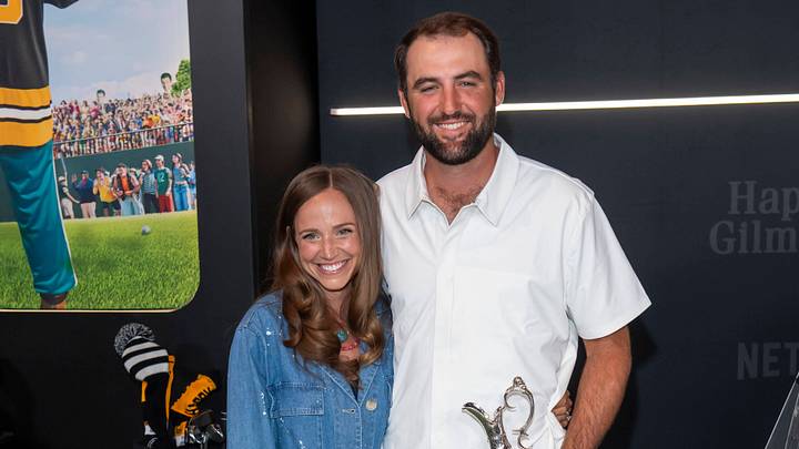 July 21, 2025: Scottie Scheffler and his wife, Meredith Scudder, attend the 'Happy Gilmore 2' premiere July 21, 2025: Scottie Scheffler and his wife, Meredith Scudder, attend the 'Happy Gilmore 2' premiere