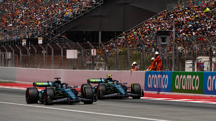 Lance Stroll, Fernando Alonso, Aston Martin, Formula 1