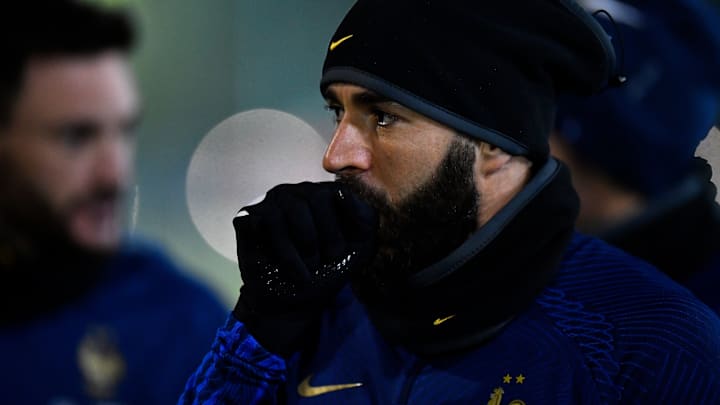 Benzema ainda não tem a presença garantida na final da Copa do Mundo. Atacante foi liberado pelo Real Madrid para ir ao Catar.