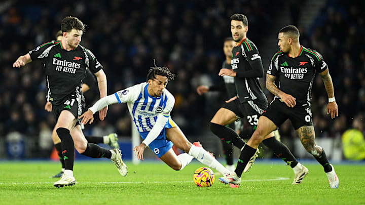 It was a scrappy affair at the Amex Stadium