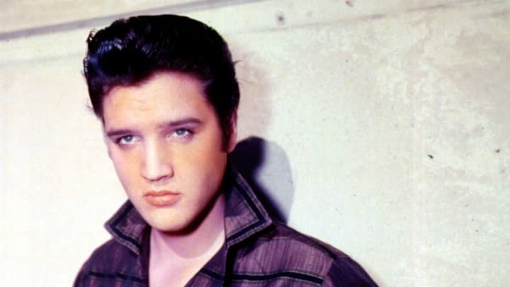 Singer Elvis Presley...