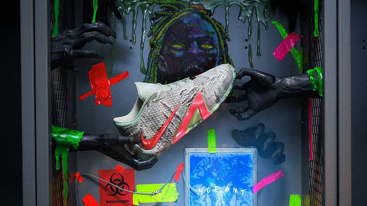 The Nike Ja 4 'Zombie' colorway. The Nike Ja 4 'Zombie' colorway.