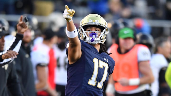 Ex-Notre Dame Fighting Irish wide receiver Rico Flores Jr. 
