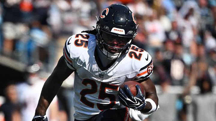 Chicago Bears running back Kyle Monangai