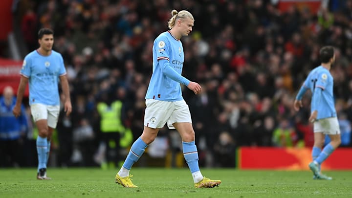 Haaland was ineffective against United