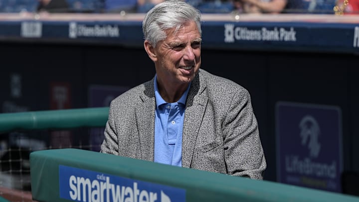 Jun 24, 2023; Philadelphia, Pennsylvania, USA;  Philadelphia Phillies President of Baseball
