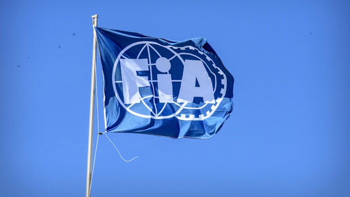 Nov 3, 2019; Austin, TX, USA; A view of the FIA Formula One flag before the United States Grand Prix at Circuit of the Americas. Mandatory Credit: Jerome Miron-Imagn Images Nov 3, 2019; Austin, TX, USA; A view of the FIA Formula One flag before the United States Grand Prix at Circuit of the Americas. Mandatory Credit: Jerome Miron-Imagn Images