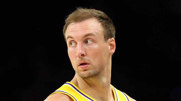 Feb 26, 2026; Phoenix, Arizona, USA; Los Angeles Lakers guard Luke Kennard (10) against the Phoenix Suns at Mortgage Matchup Center. Mandatory Credit: Mark J. Rebilas-Imagn Images Feb 26, 2026; Phoenix, Arizona, USA; Los Angeles Lakers guard Luke Kennard (10) against the Phoenix Suns at Mortgage Matchup Center. Mandatory Credit: Mark J. Rebilas-Imagn Images