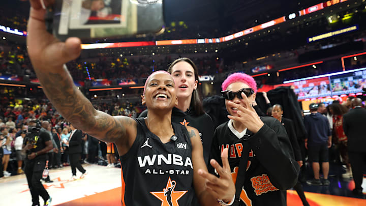 To interact with Courtney Williams and Natisha Hiedeman during All-Star weekend was to make a cameo on their Twitch livestream. 