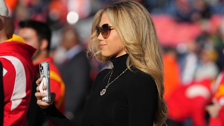 City Chiefs Gracie Hunt before the game against the Denver Broncos at Empower Field at Mile High.