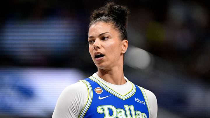 Jul 12, 2026; Dallas, Texas, USA; Dallas Wings forward Alysha Clark (7) in action during the game between the Wings and the Sky at American Airlines Center. Mandatory Credit: Jerome Miron-Imagn Images Jul 12, 2026; Dallas, Texas, USA; Dallas Wings forward Alysha Clark (7) in action during the game between the Wings and the Sky at American Airlines Center. Mandatory Credit: Jerome Miron-Imagn Images
